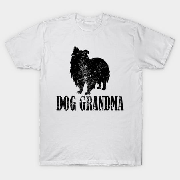 Sheltie Dog Grandma T-Shirt by AstridLdenOs